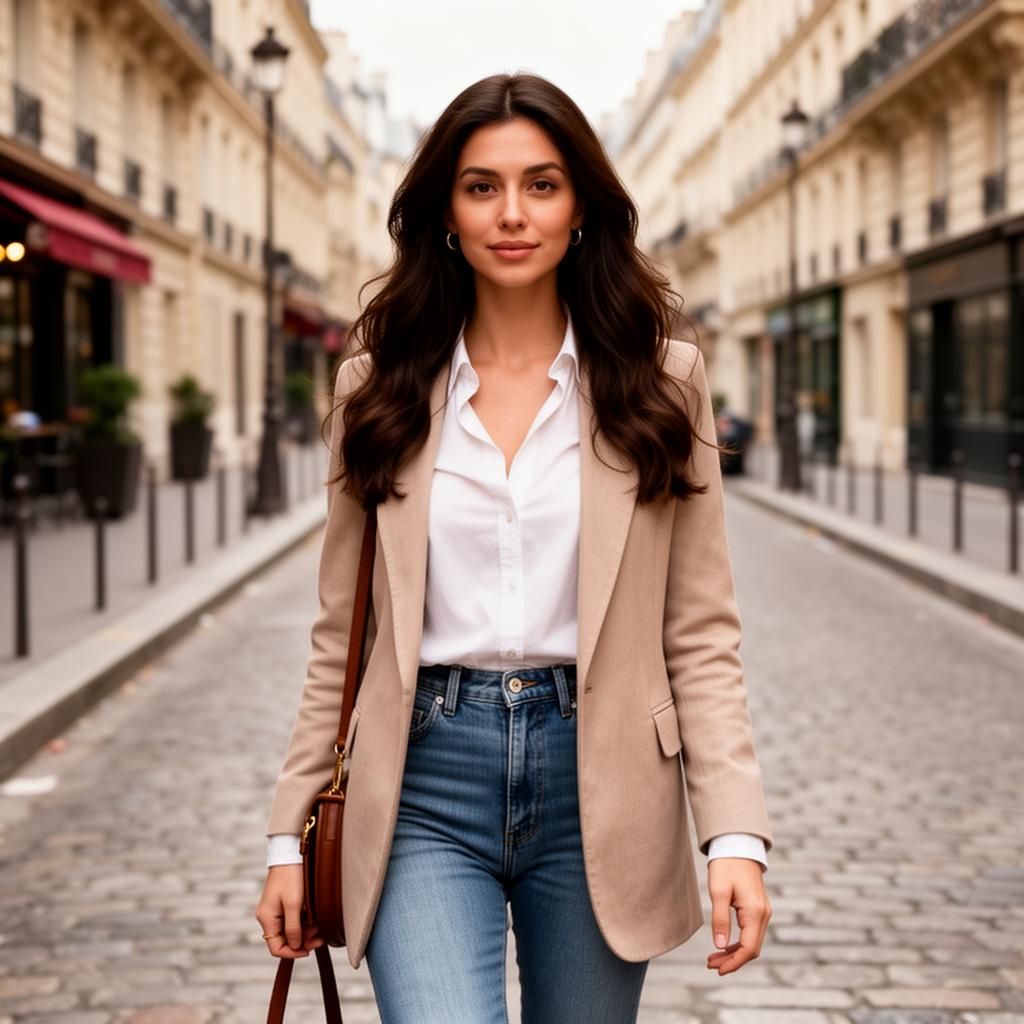 Chloe Beaumont — Strolling a charming city street