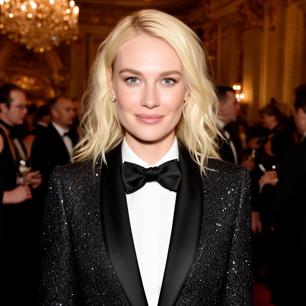Freya Lindholm — Black-tie evening glamour