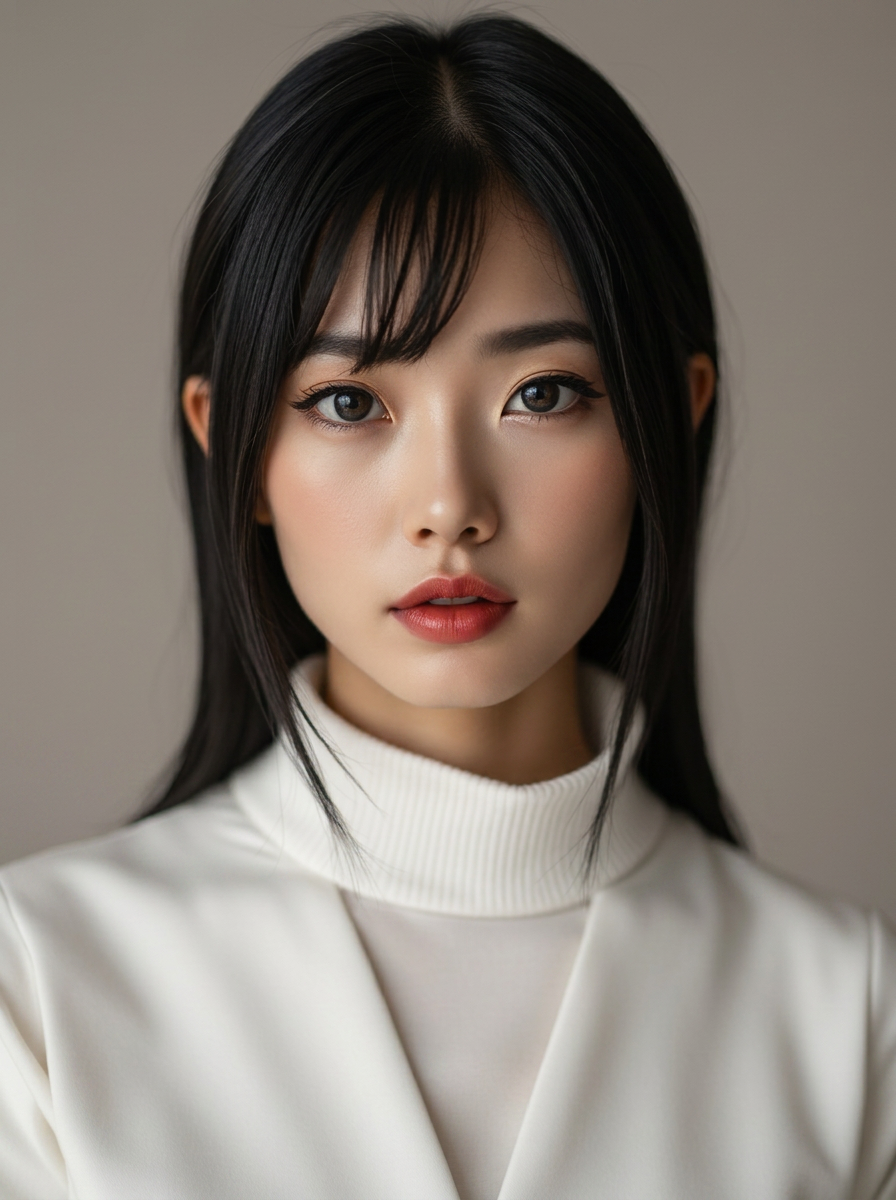 Yuki Nakamura — Minimalist studio portrait