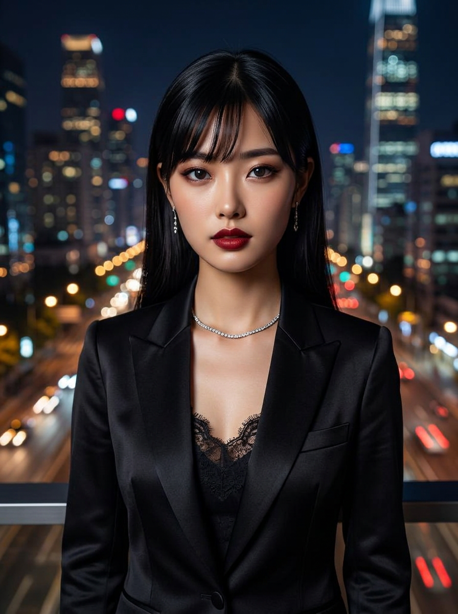 Yuki Nakamura — Sleek evening look in the city